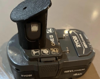 Ryobi 18V One+ batterijhouder – aan de muur te bevestigen opberger | Duurzame opslagoplossing