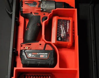 Milwaukee Packout Insert to suit M18 Fuel Hammer Drill Gen 4 – USA 2904-20 / AUS/UK M18FPD3
