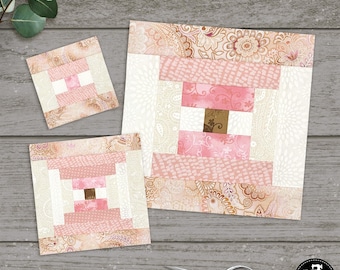 Tribunale 6 misure, 3 varianti, 3" 4" 5" 6" 8" 10". Modelli di paper piecing FPP Foundation: semplicissimi! Scarica il PDF.
