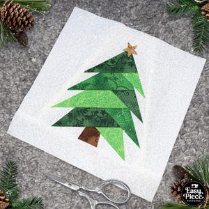 Abete, 6 misure: 3", 4", 5", 6", 8" e 10". Modelli di alberi di Natale FPP Scrappy, per decorazioni, etichette regalo, trapunte festive e qualsiasi cosa!