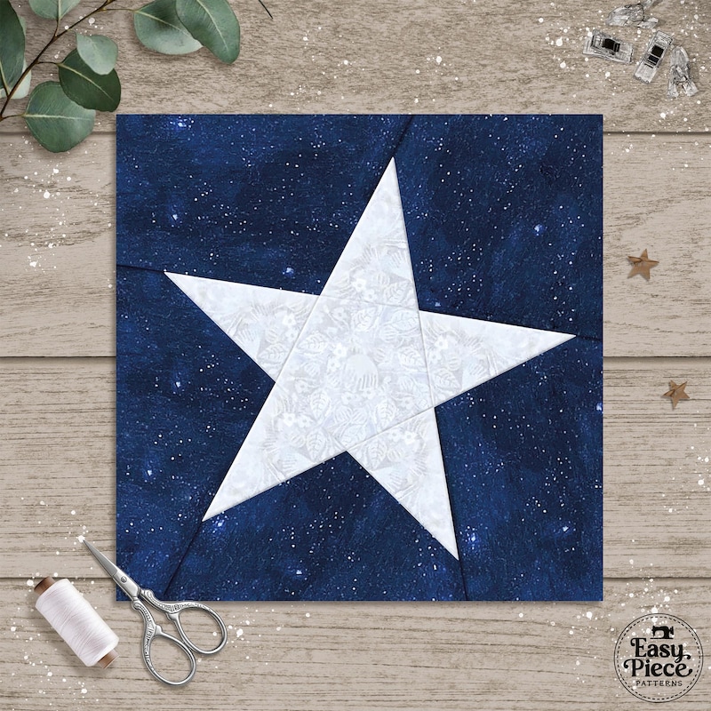3 Star Quilt Pattern - Etsy