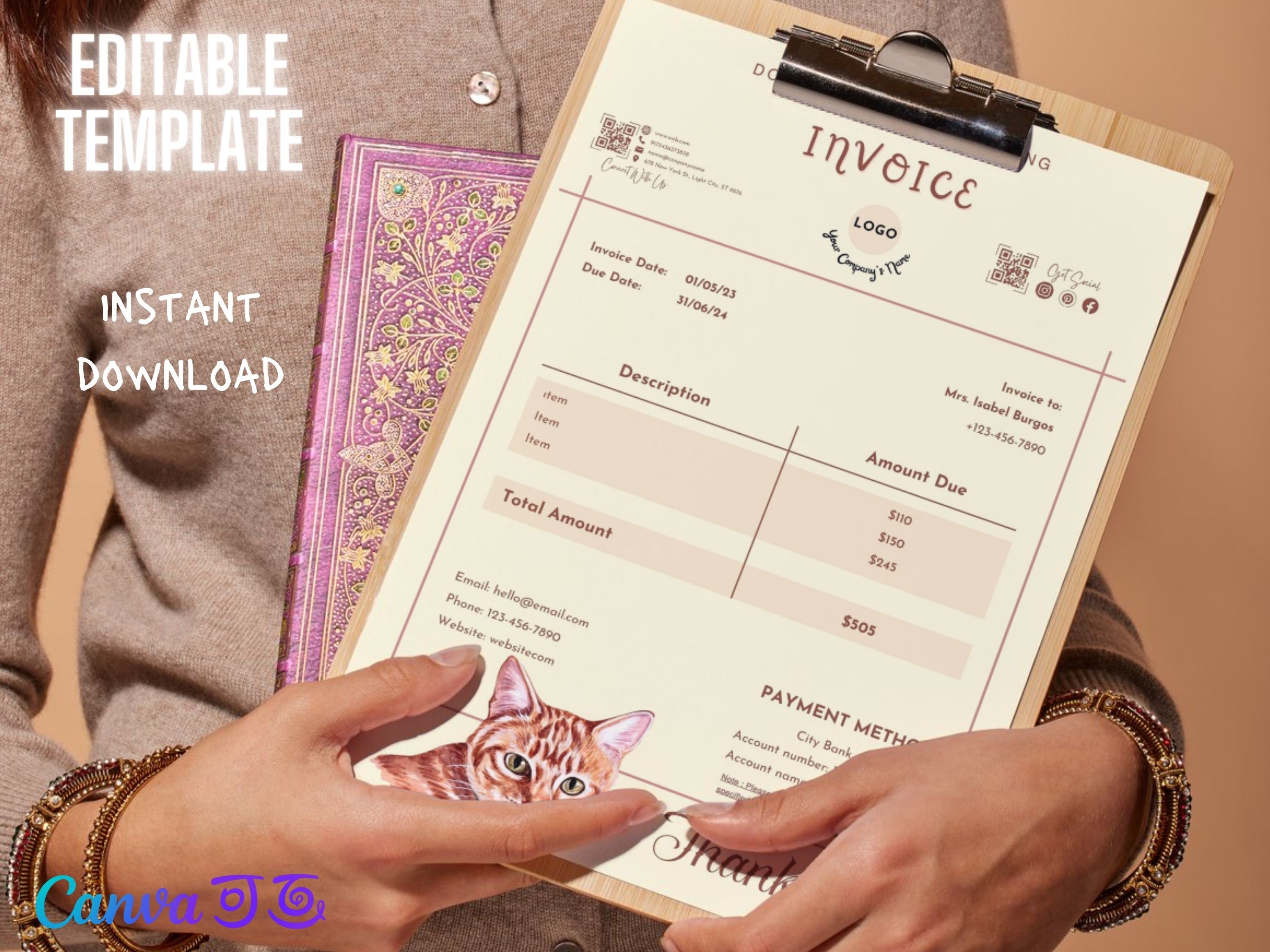 Dog Walking Invoice Template Xlsx Download