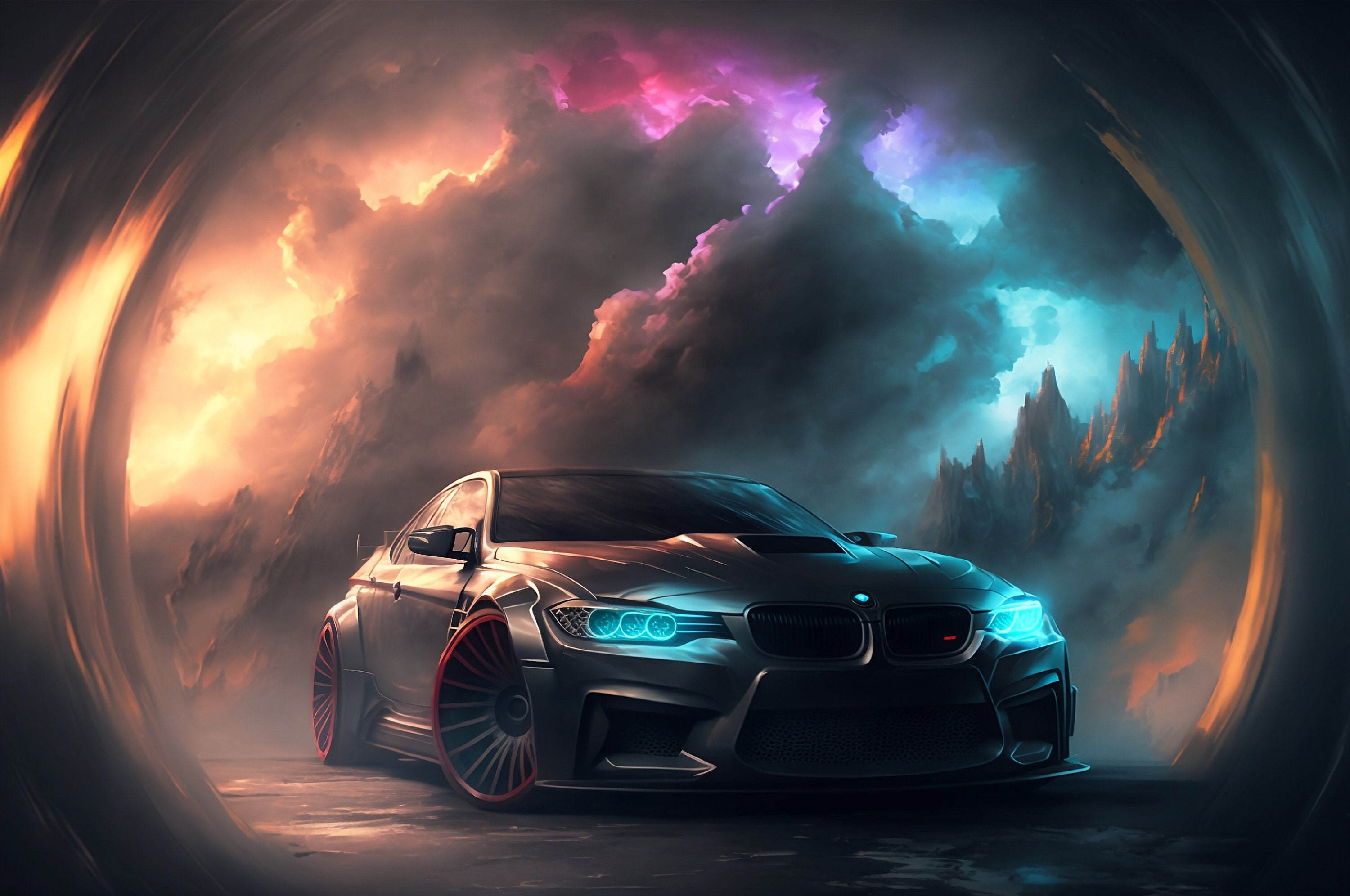 BMW Digital Print - Etsy