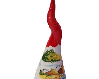 Painted lucky horn Naples