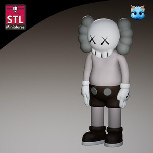 STL File for 3D Printing - Inspired by KAWS Companion