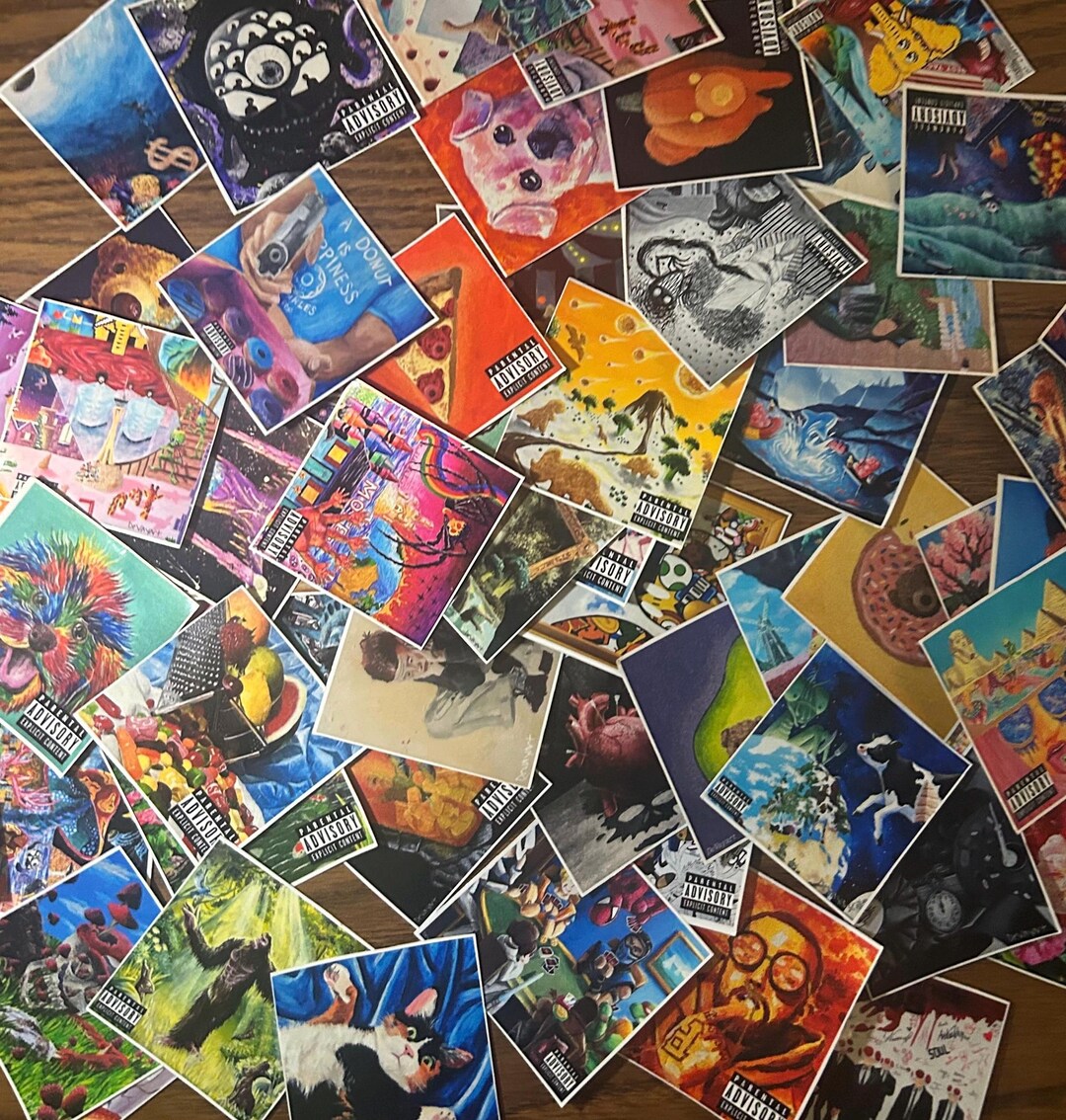 Album Cover Stickers of Art - Etsy