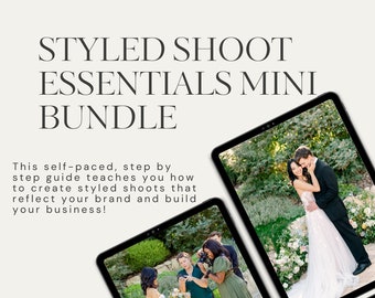 Wedding Photographer Styled Shoot Guide, Mini Bundle Styled Shoots, vendor email template