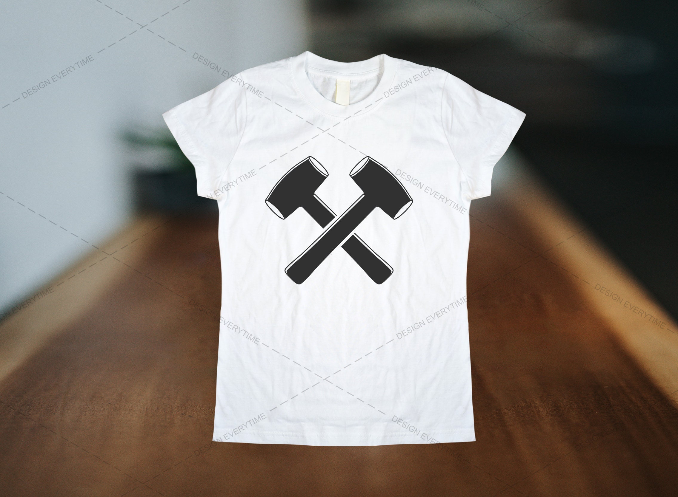 Hammer Clipart SVG Bundle, Hammer Illustration Bundle, Carpenter Vector