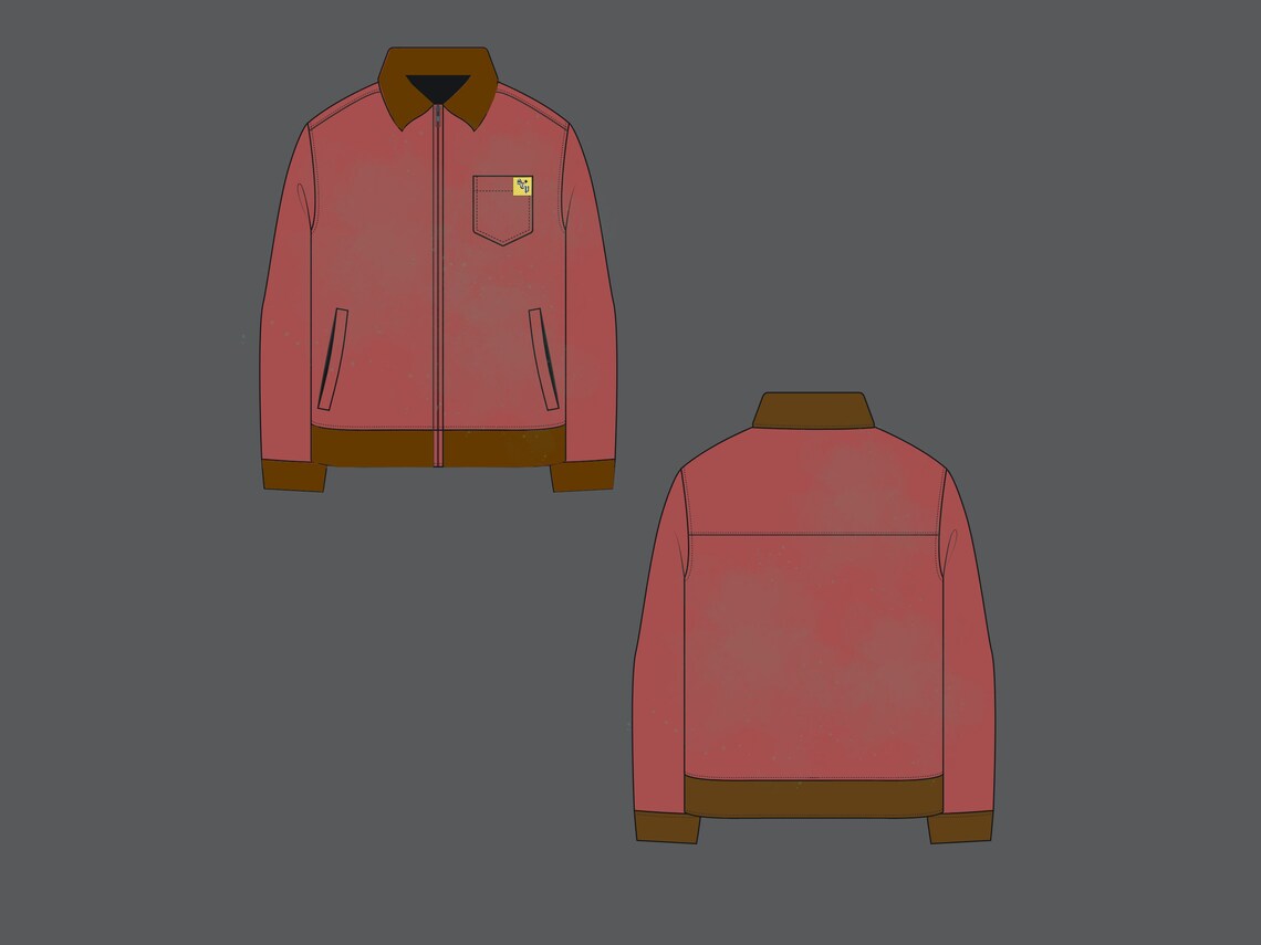 Openwork Zip Up Jacket