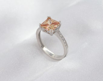 anello eternity anelli fidanzamento neri Anello Eternity in oro bianco e diamant