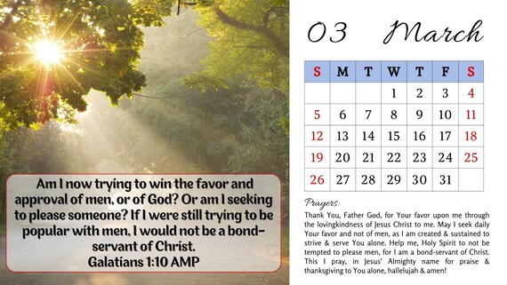 Wall Calendar Scripture & Prayer 2023 March Month Desktop - Etsy Australia Wall Calendar Scripture & Prayer 2023 March Month Desktop - Etsy Australia