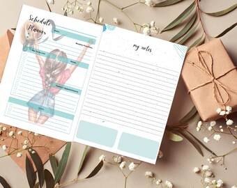 Daily Planner, Weekly Planner, Monthly Planner, Printable planner, Planner set, Planner Inserts, Instant Download, A4/Letter/Feminine theme