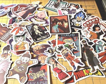 Anime Button pack with waterproof Stickers!