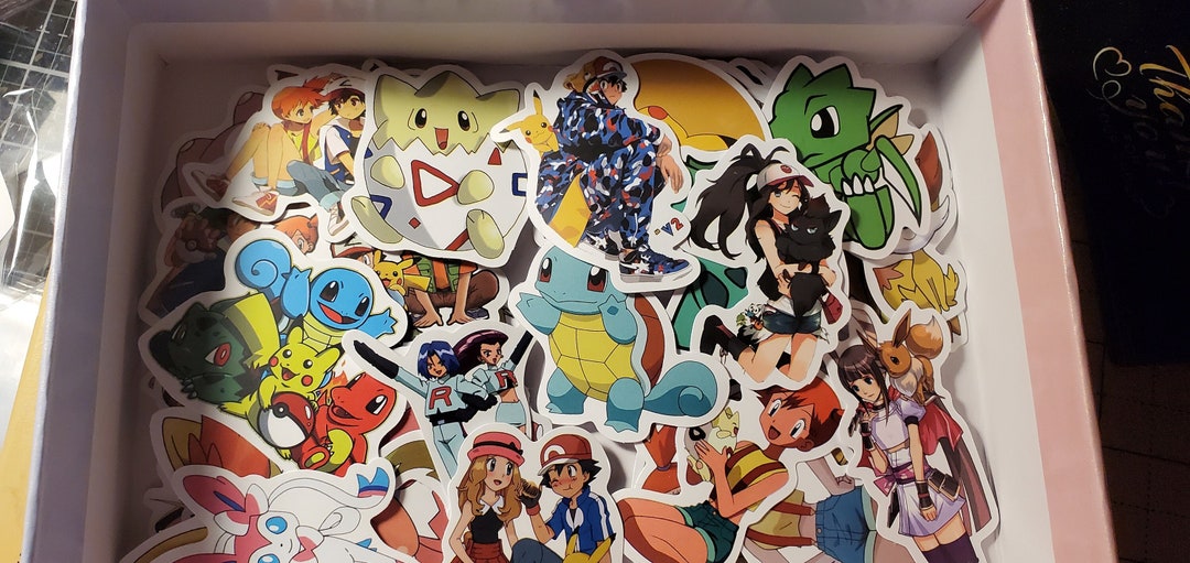 Pokemon Button Packs With HD Waterproof Sticker! - Etsy