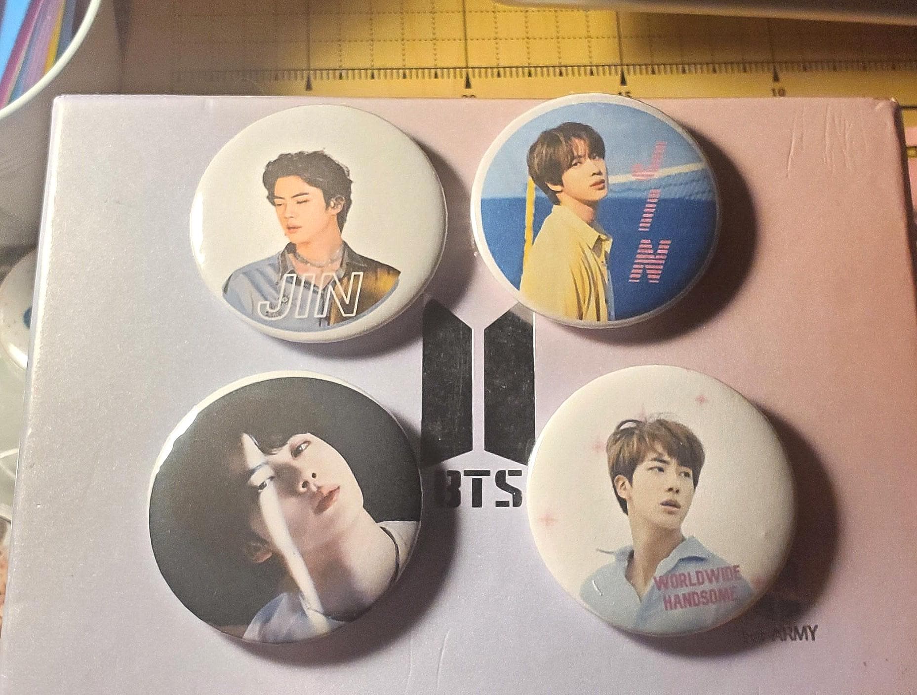 BTS Bias Buttons With BTS Sticker - Etsy