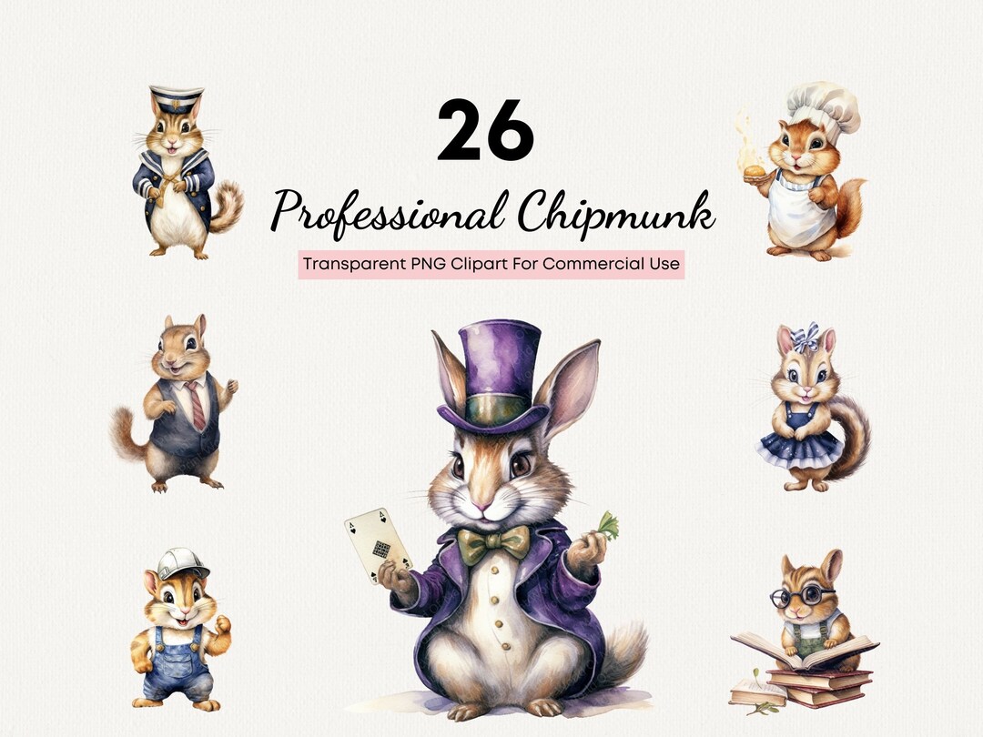 Professional Chipmunk This item is unavailable - Etsy