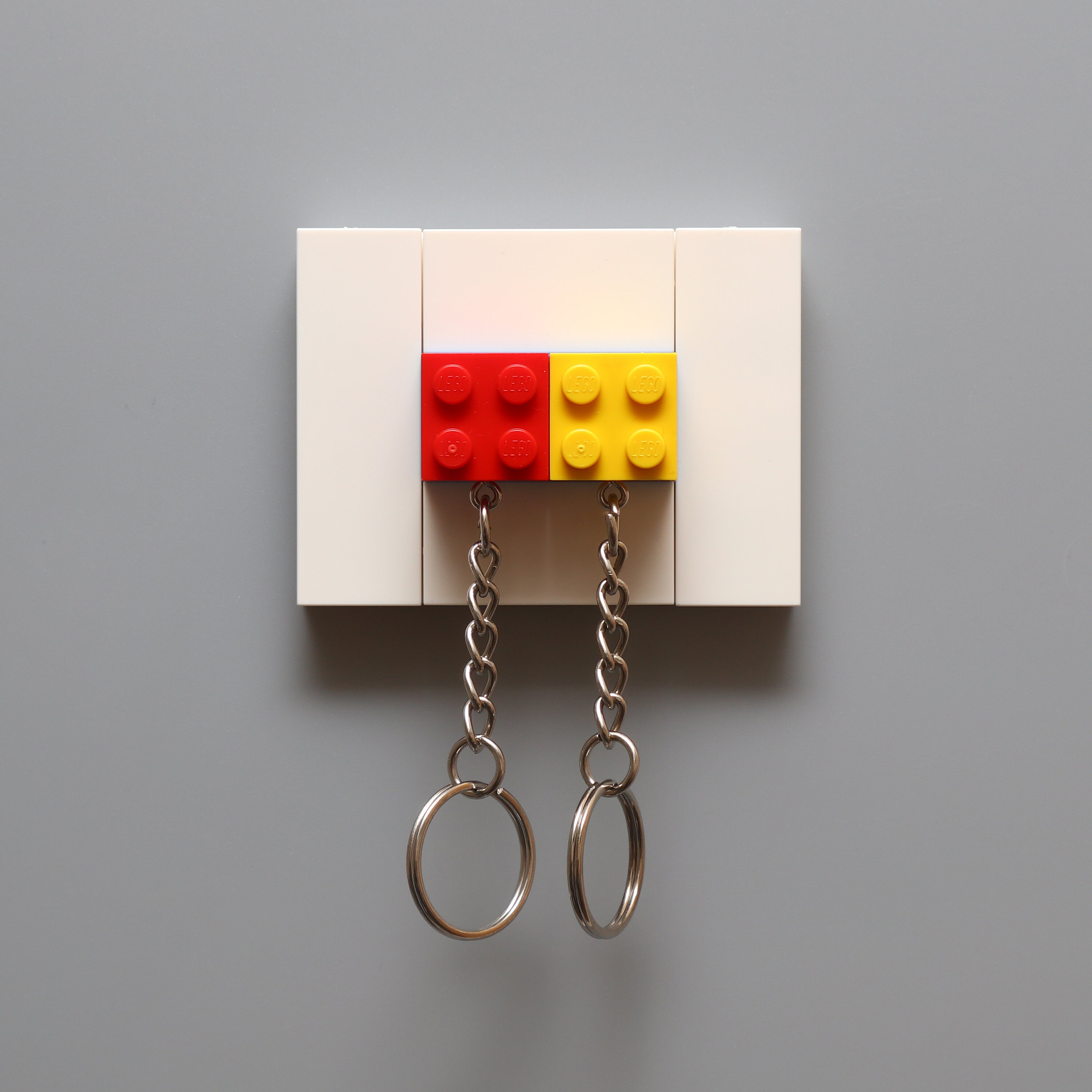 Brick Keyring Wall Mountable Mini Key Hanger Storage Holder Made From Lego Keychain Etsy