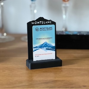 Présentoir forfaits ski et snowboard Montagnes de Chamonix Mont Blanc