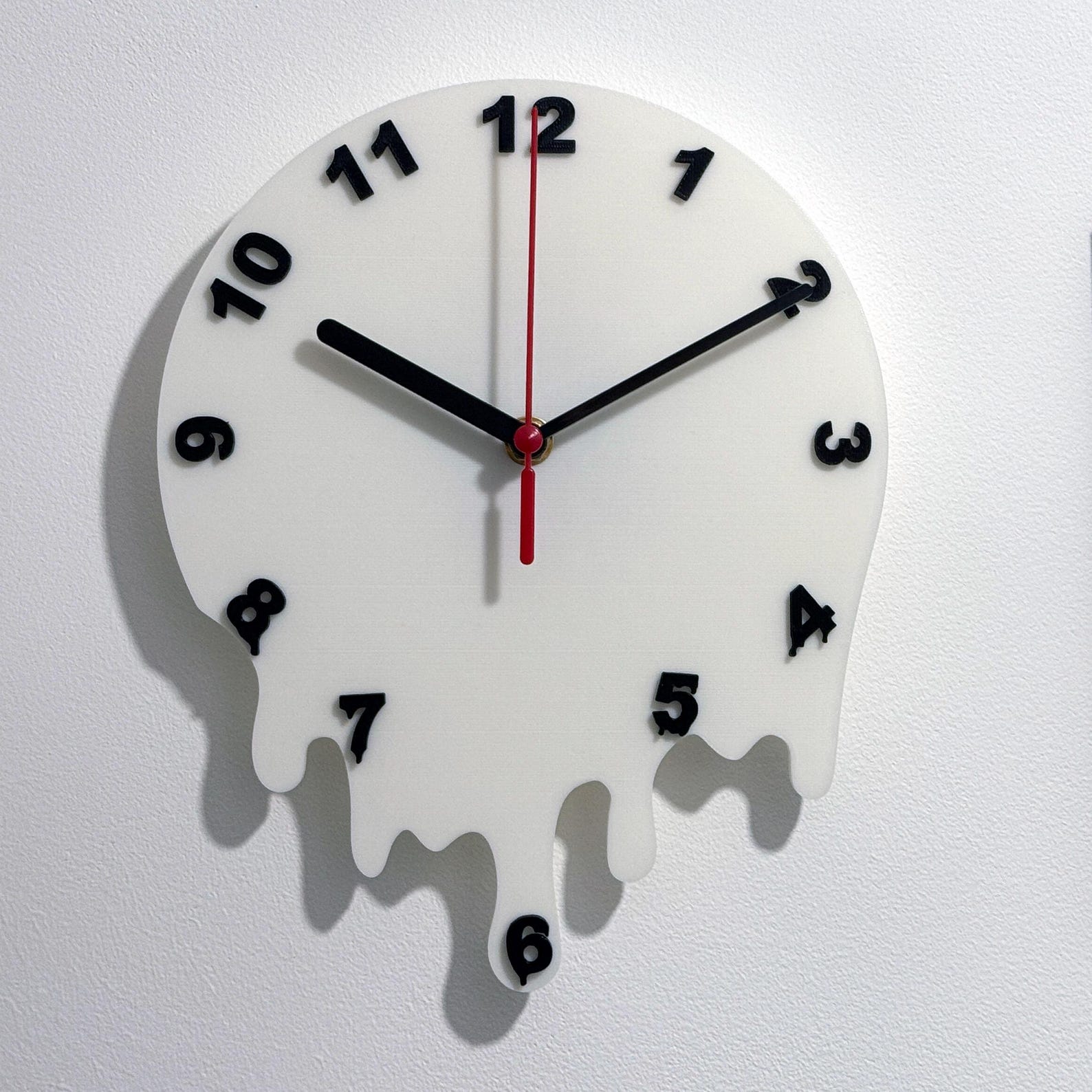 Melting Dripping Clock Wall Mounted Colourful - Etsy