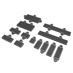 Wall Mount Display Stand for LEGO® Models - Showcase 2x4, 2x6, 2x16, and 4x10 Plate Creations