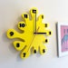 Paint Splat Clock Wall Mounted Colourful - Etsy