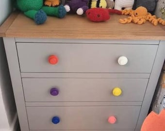 Round Stud Drawer Pull Bedroom Decor Cupboard Door Knobs Lego Handle