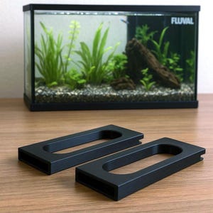 Fluval LED Riser Lampe höher stellen! LED Halter Paßt Aquasky 2.0, LED 3.0 Marine 3.0, Plant 2.0 und andere Variable Höhe und Glasbreite