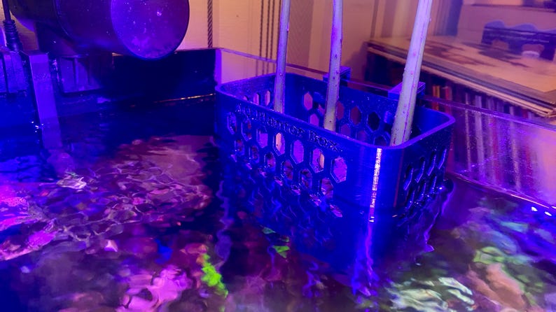 Submerged Rumble Racks Large Aquarium Mangrove Plant Box for Marine and Freshwater Aquariums ...