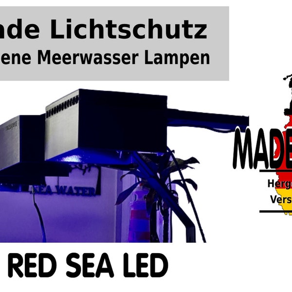 Red Sea LED50 LED90 Light Shade Lichschutz Lichtschirm Reef Kein Blenden mehr Augen Kinder Schutz Sicherheit LED 50 90