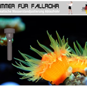 Downpipe drain pipe skimmer sea water water fluctuations in the aquarium - 26 mm No scum - No readjustment - No water noise