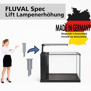 Lift light lifter for Fluval Spec aquariums - the lamp is now 5 cm higher - has many advantages - make the lamp higher, position it!