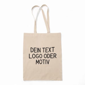 Stoffbeutel mit Wunschdesign Foto/Text/Logo/ Motiv personalisiert Henkeltasche Einkaufstasche Tragetasche Baumwolltasche Jutebeutel