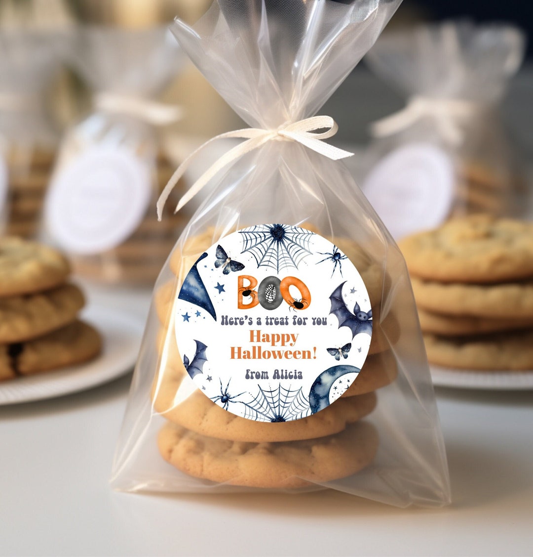 Editable Halloween Favor Tags Boo Gift Tags Costume Party Trick or ...