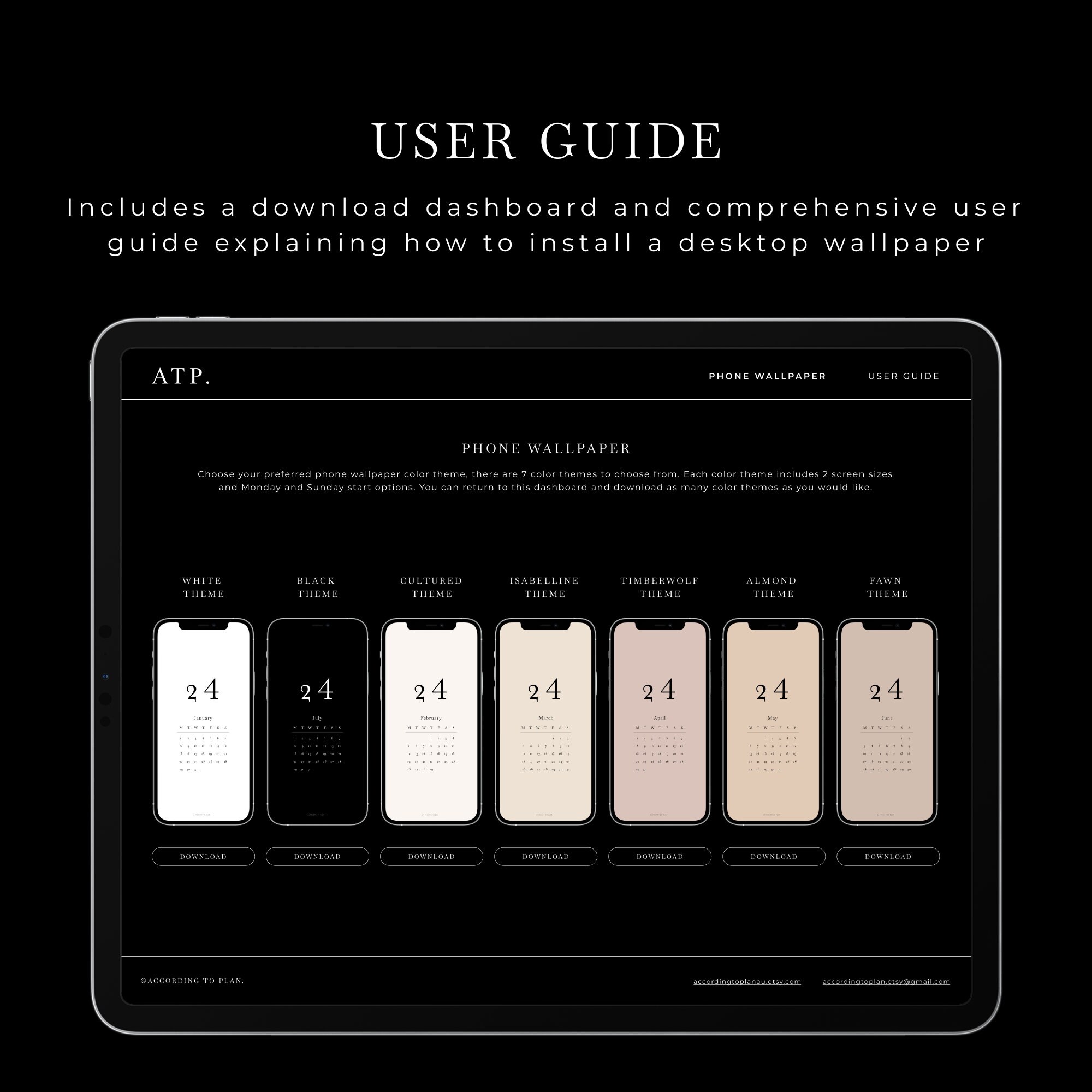 iPhone Weekly Schedule
