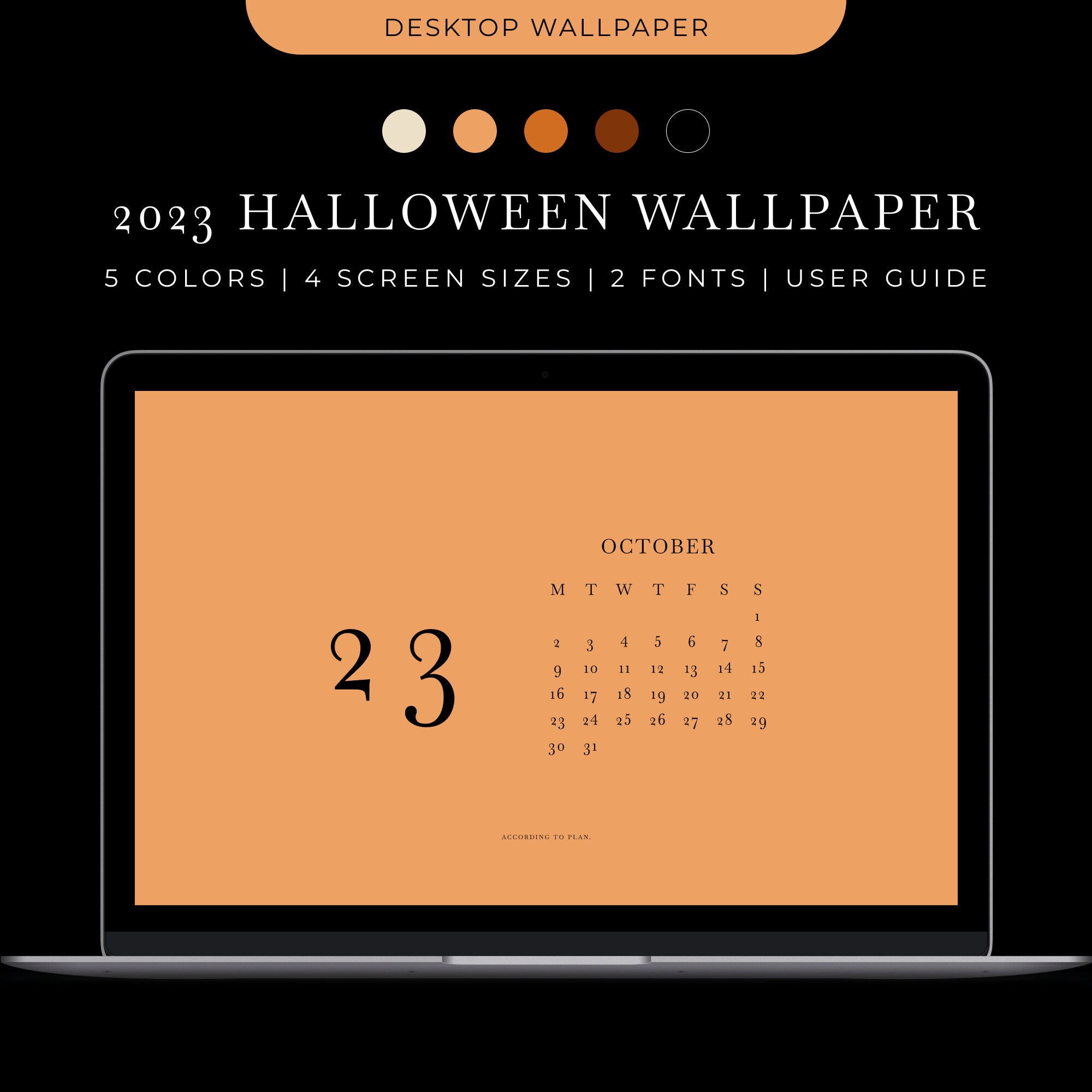 Fall Aesthetic iPad Wallpaper Bundle Hello Fall iPad 