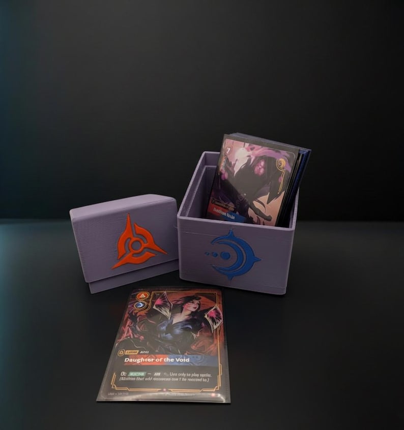Riftbound Deck Box - Customizable Rune Design Deckbox - League of ...