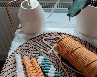 Macramé Sleutelhanger