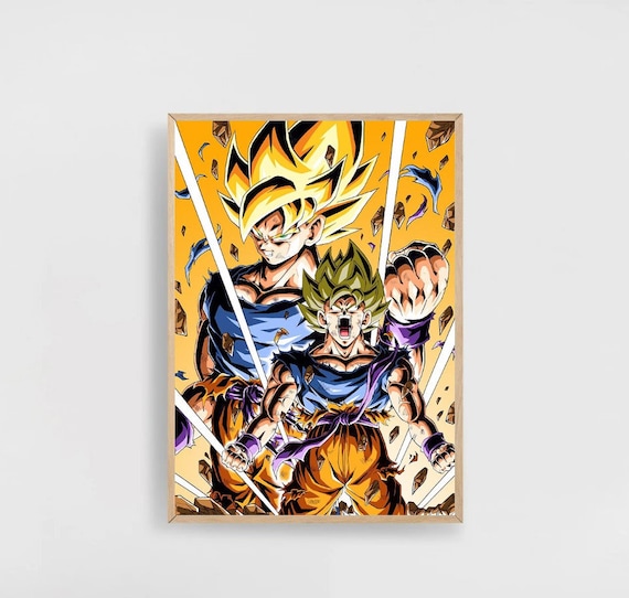 Dragon Ball Poster Z Poster Room Baby Boy Girl Home Interior Design Sangoku Etsy Australia