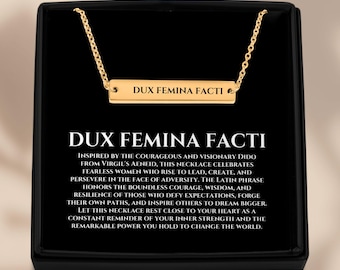Collana Dux Femina Facti: gioielli femministi ispiratori
