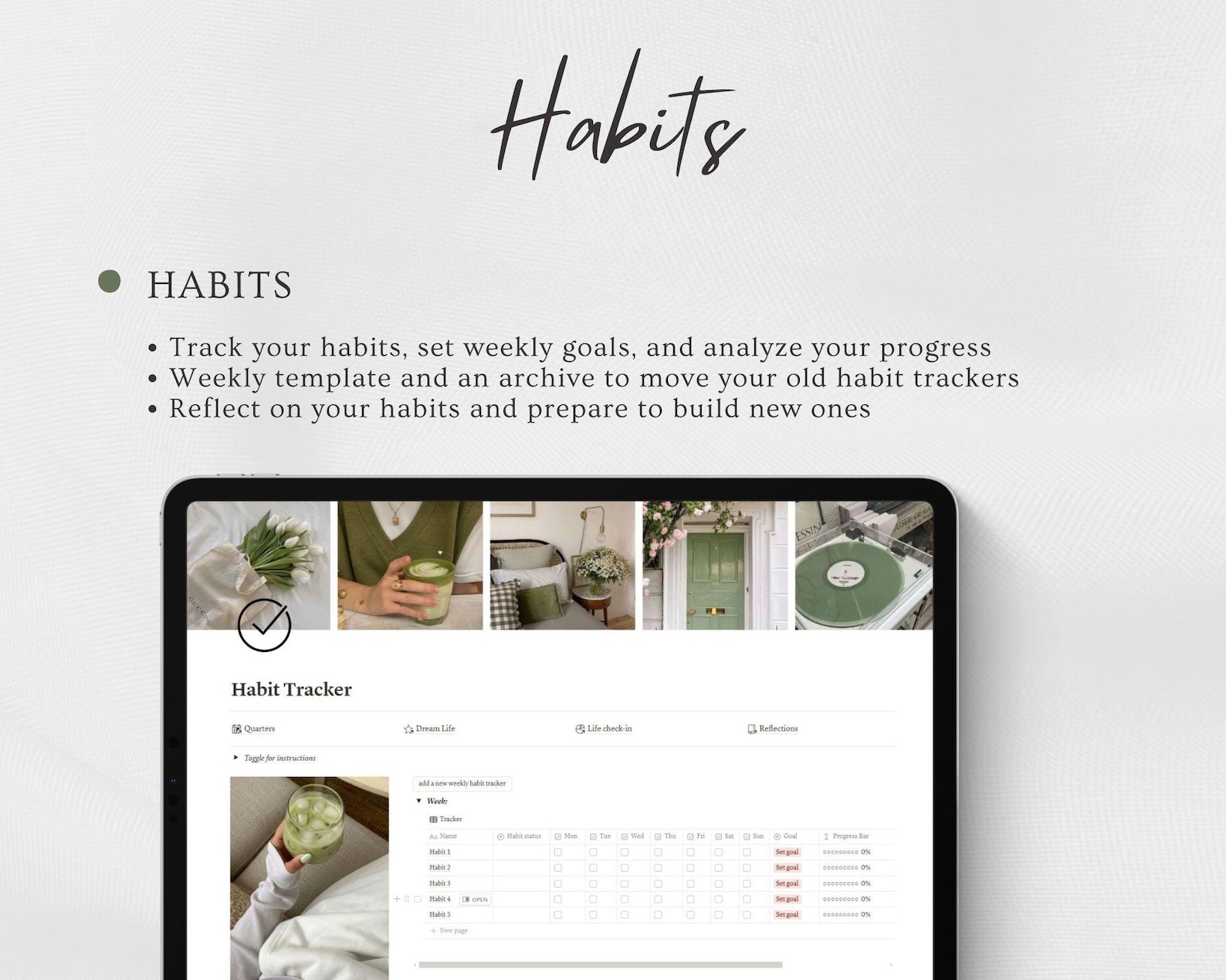12 Week Year Notion Planner Notion Template 3 Month Goals Planner 2025 ...