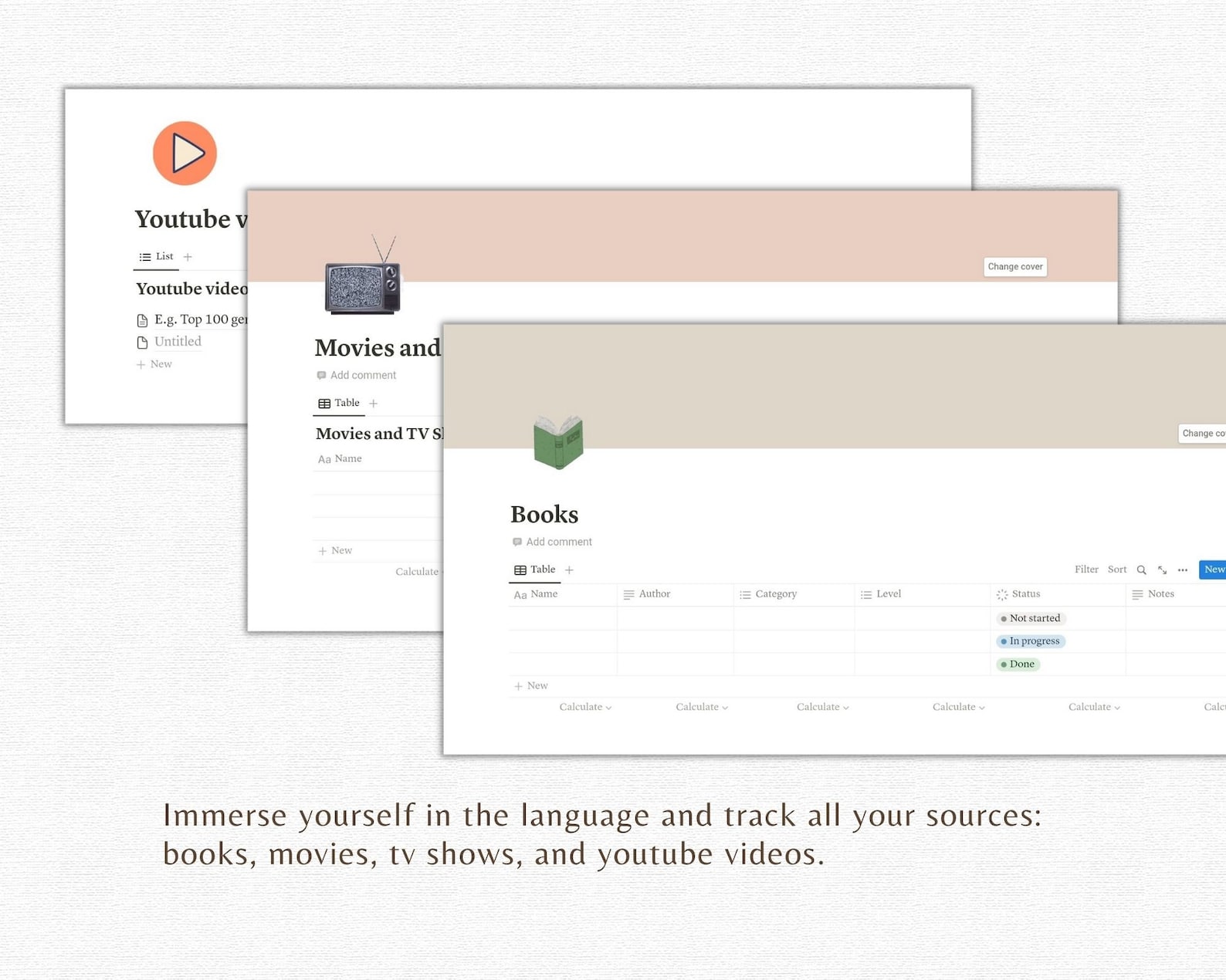 Language Learning Planner Notion Template Language Notion - Etsy