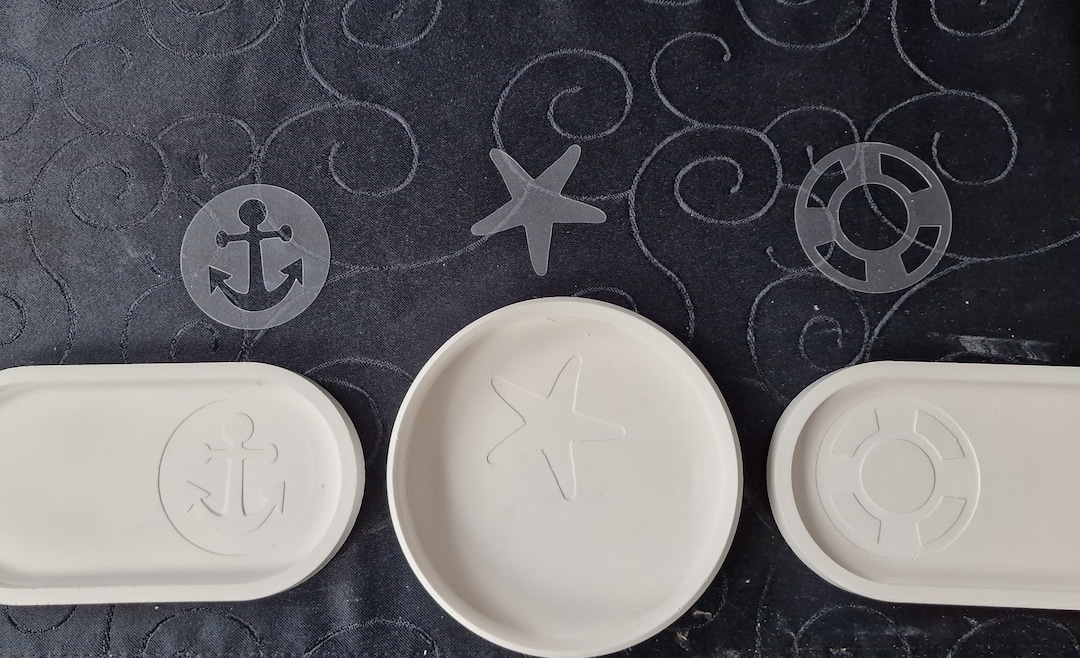 Schablonen &amp;quot;Maritim&amp;quot; für Silikonform - Etsy.de
