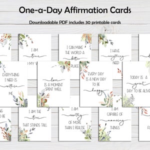 Imprimable, Cartes d’affirmation, citations positives, cartes flash, estime de soi, estime de soi, confiance, soins personnels, thérapie, décoration de bureau, amour