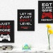 Printable Gamer Wall Art, Wall Decor, Set of 3 Posters, Gaming Art ...