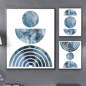 Boho Gallery Wall, arte de pared moderno descargable Boho, arte de pared, arte imprimible, impresión de pared Boho, decoración de arte de pared moderna, impresiones de arte de estilo Boho