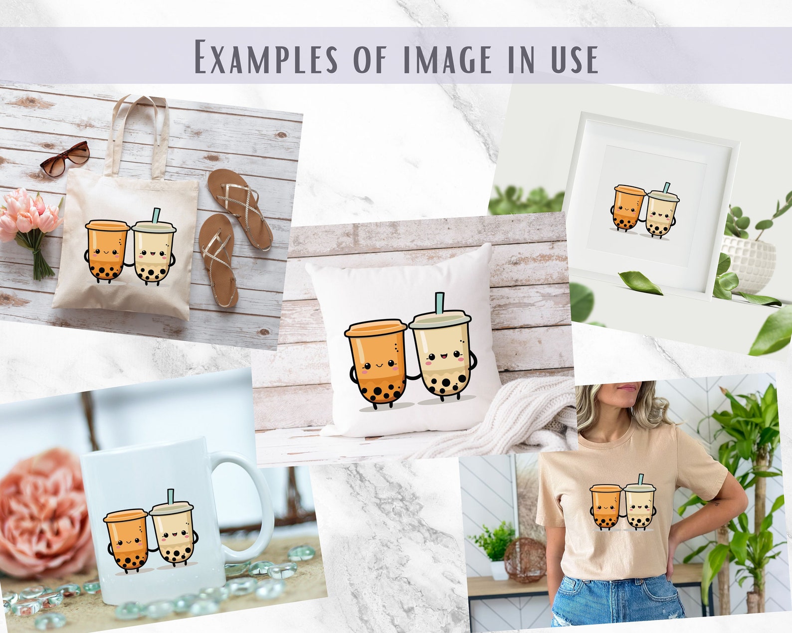 Cute Kawaii Boba Tea Bes-teas SVG PNG EPS Sublimation File Digital ...