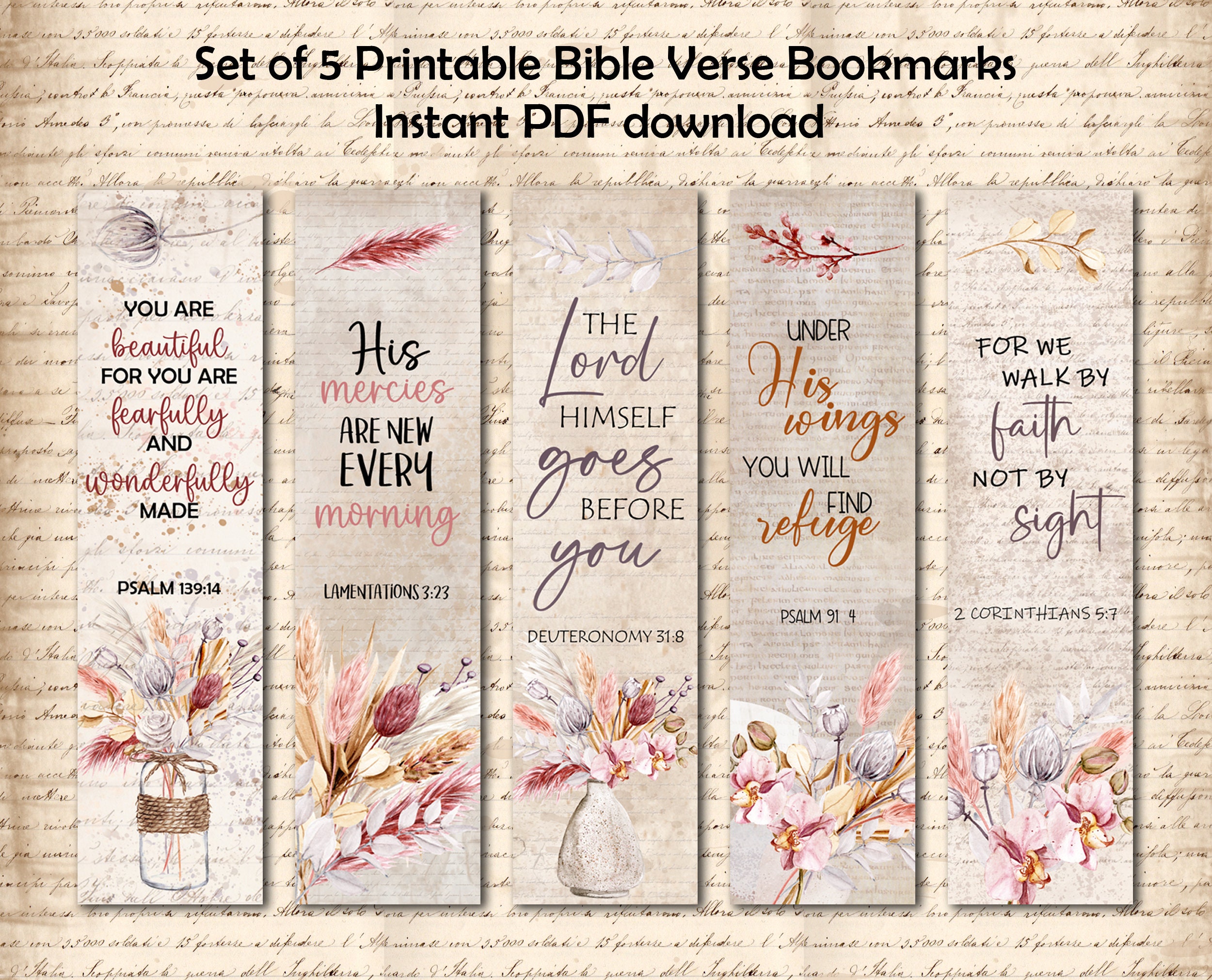 Printable Bible Verses Bookmarks Scripture 5 Downloadable Bookmarks Printable Bible Verses Bookmarks Scripture 5 Downloadable Bookmarks