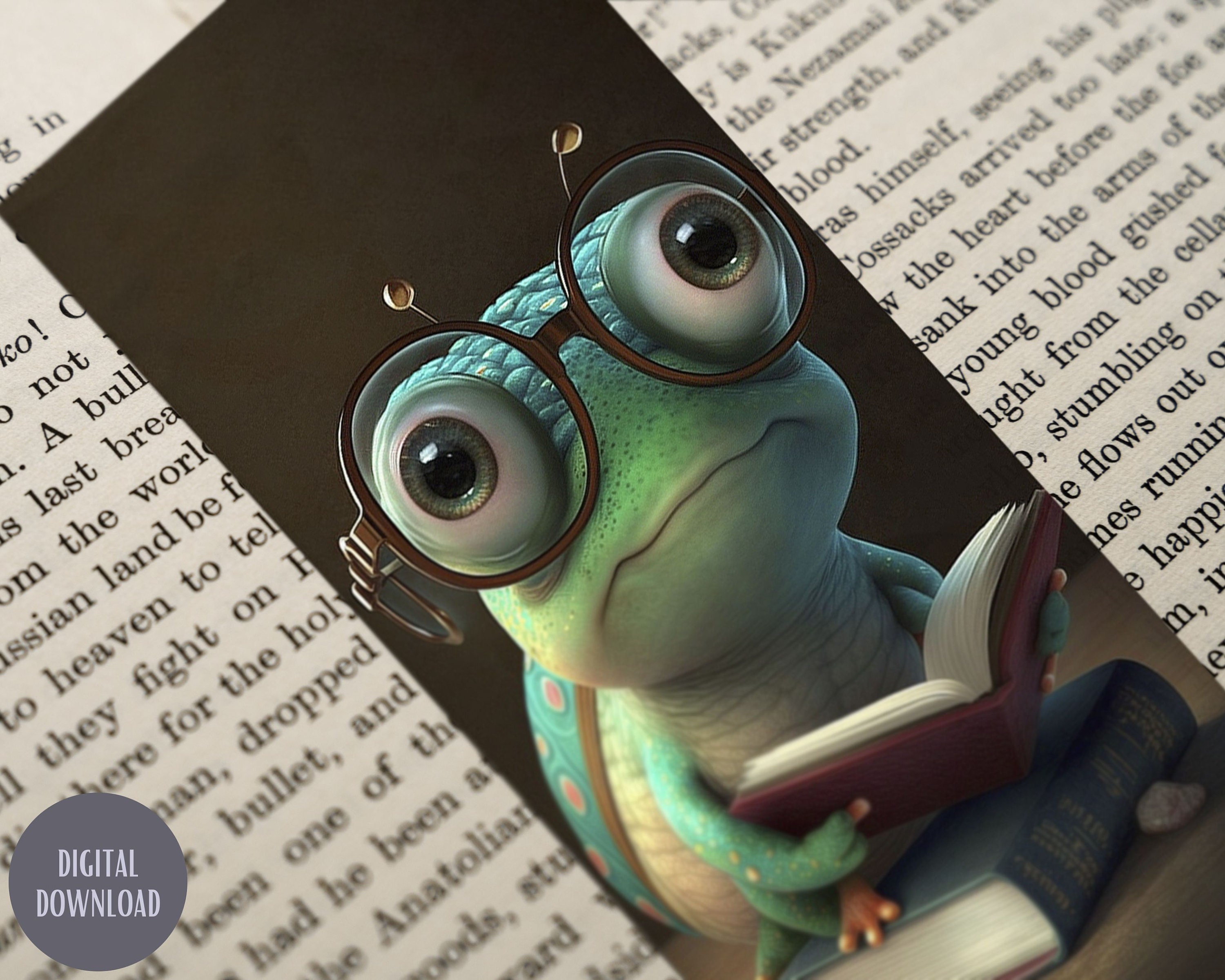 Cute Cartoon Critter Bookmarks for Kids (digital Download) - Etsy