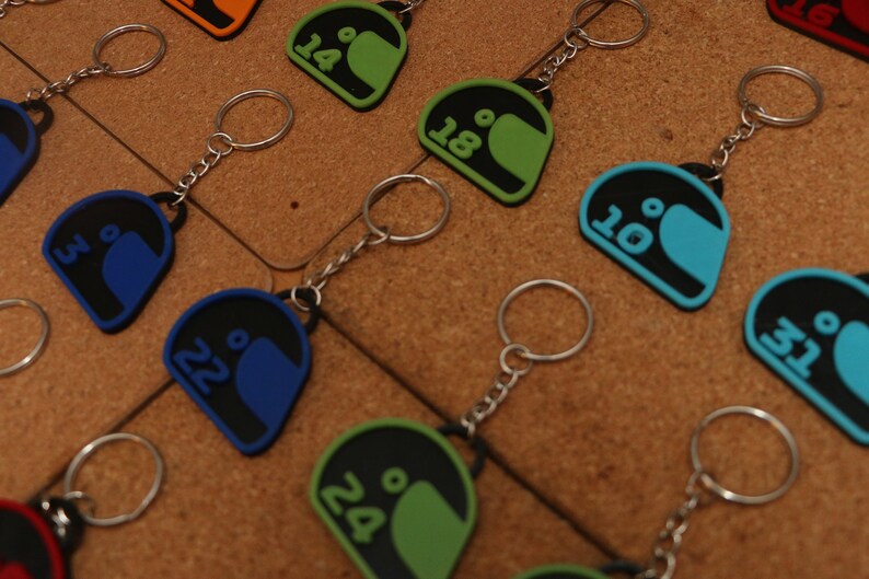 Formula 1 2024 Driver Number Helmet Keychains - Etsy