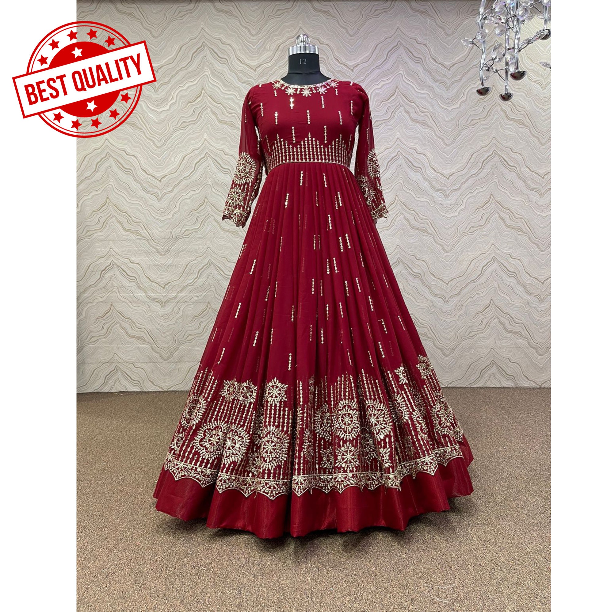 Light Green Embroidered Wedding Anarkali Suit | Anarkali dress, Anarkali  dress pattern, Anarkali gown